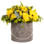 Цветы в коробке Лесной мотив