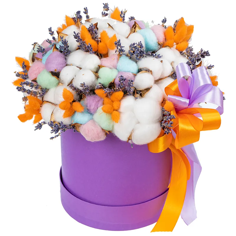 Шляпная коробка из хлопка «Морганит»